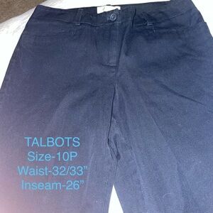 Talbots Navy Women's Trousers